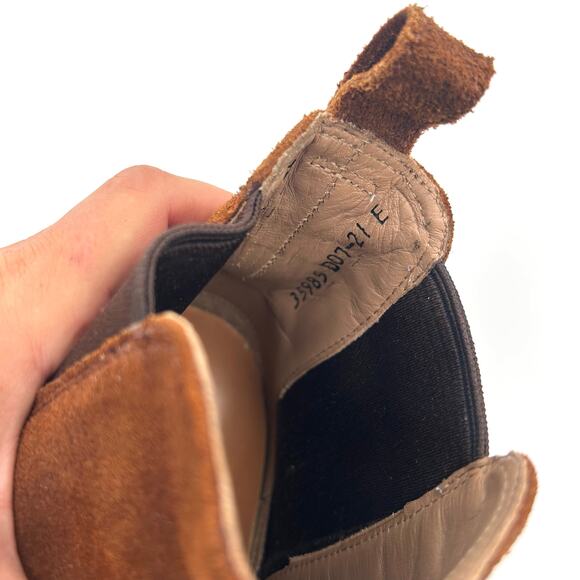 Tecovas The Chance Men’s Chelsea Boots Rust Suede Tan 10 EE Extra Wide - Picture 12 of 13